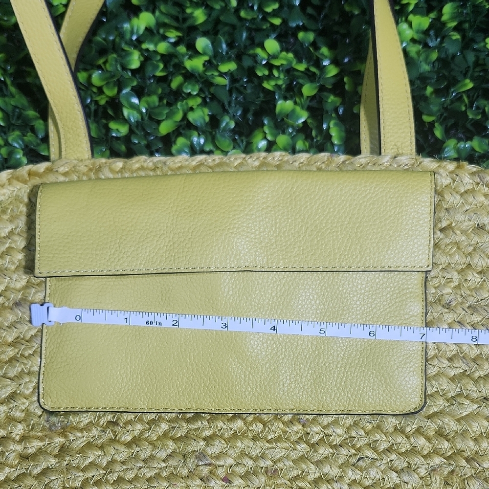 Yellow Woven Tote Bag - Picture 14 of 16